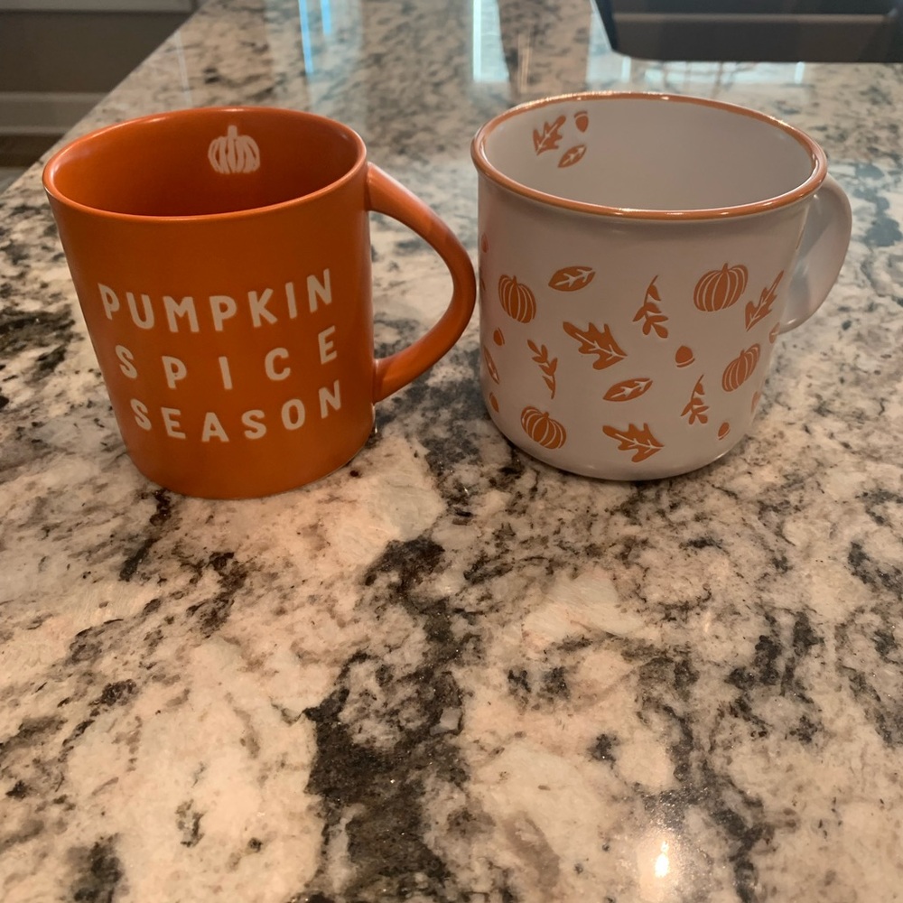 Two fall mugs